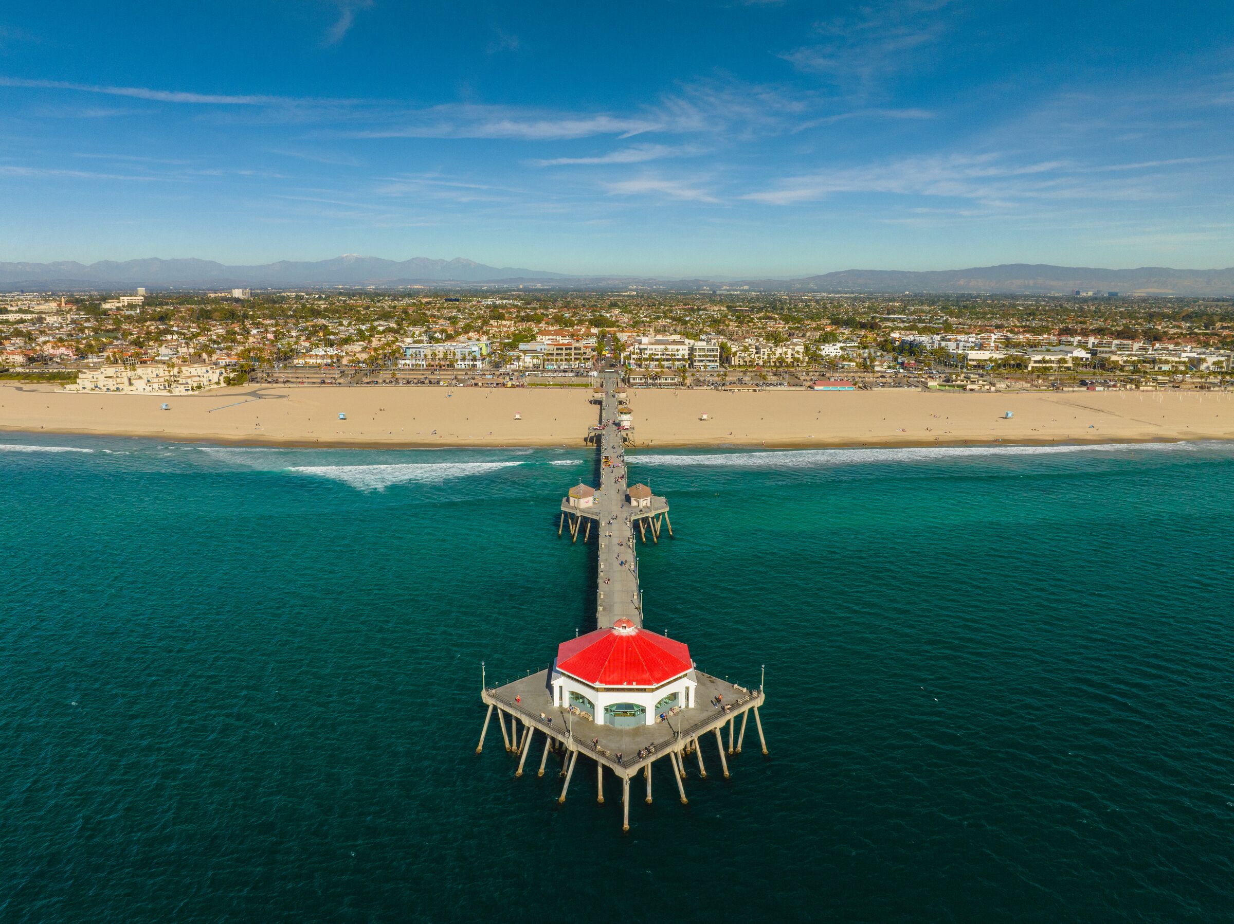 The pier from above